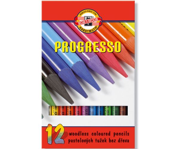 ICO: Progresso creion pastel 12buc Koh-I-Noor