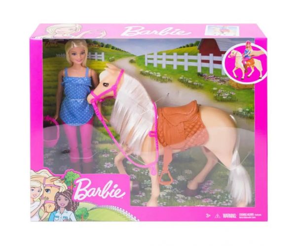 Barbie set cu păpușă - Mattel