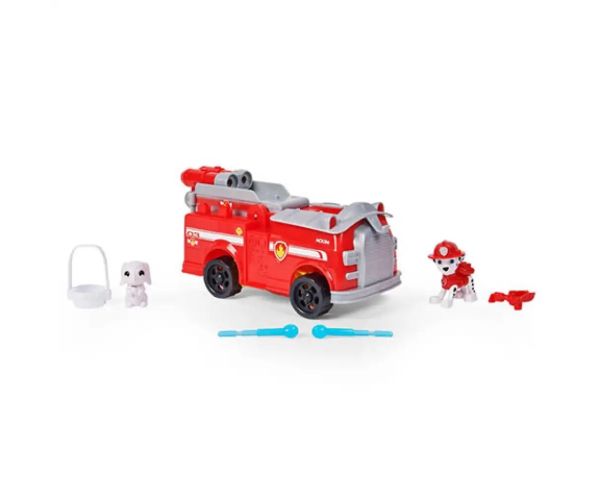 Paw Patrol: Rise and Rescue Marshall vehicul care transformă cu figurină - Spin Master