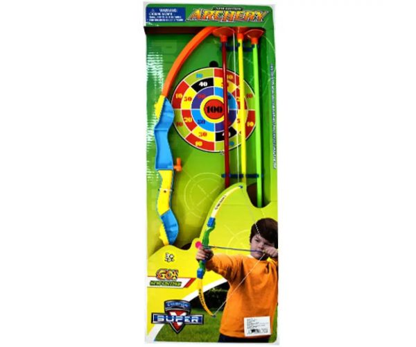 Set arc cu săgeți cu ventuză 37 cm
