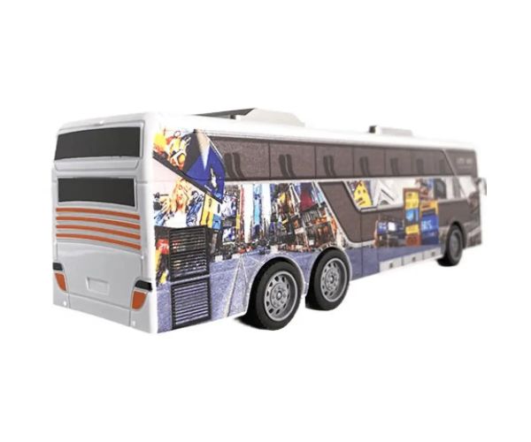 Travel City Bus Telecomandă RC cu lumină 27MHz scara 1/32 25cm
