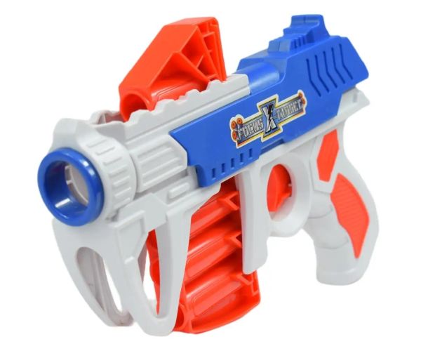 Dart League: Placă electronică rotativă pentru țintă cu pistol manual cu burete și gloanțe