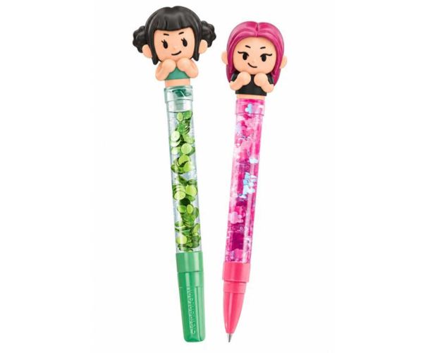 Idea Art Mini: K-Pop Demon Hunters set de creionare Zoey și Mira - Clementoni