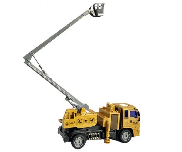 Mașină de lucru cu telecomandă RC cu coș de ridicare la scară 1/36 22cm