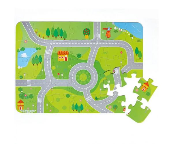 Molto: Nature City Bloks lemn jucărie de construcție 79 bucăți set