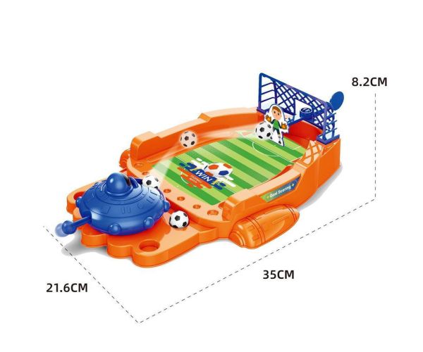 Luna: Set de joc de fotbal de masă cu lansator de mingi și poartă