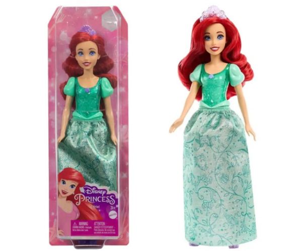 Disney Princess: Ariel sclipitoare prințesă păpușă - Mattel