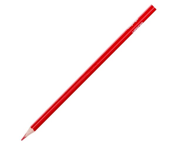 Nebulo: Creion colorat triunghi 1 bucată culoarea roșie