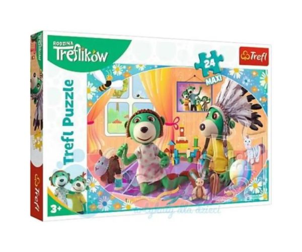 Treflikow să ne distrăm împreună 24 bucăți Maxi puzzle - Trefl