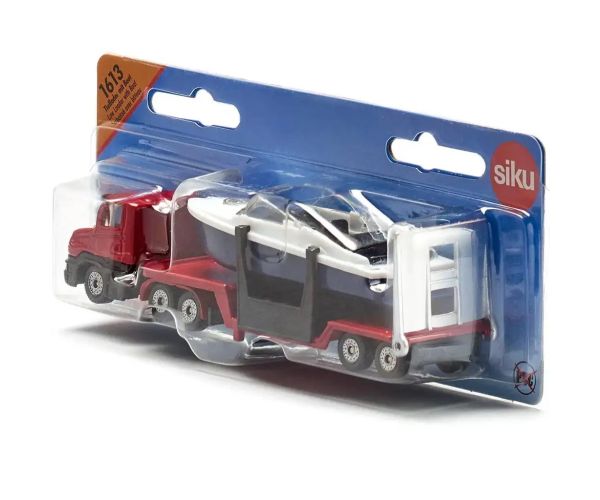 Set de joacă SIKU Camion cu barcă cu motor 1/87