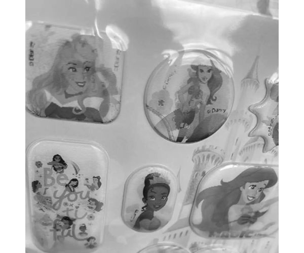 Disney: Prințese Disney 3D hologramă 13 bucăți set abțibild