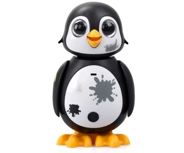 Silverlit: Mini pinguin cu inimă deschisă, culoare neagră