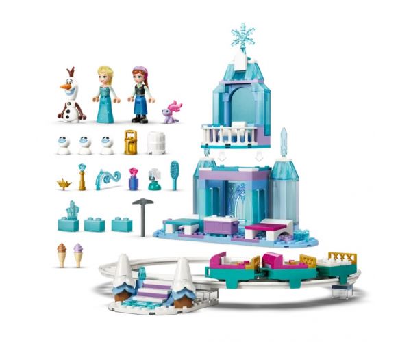 LEGO® Disney: Castelul de gheață al Elsei și aventurile ei cu sania (43281)