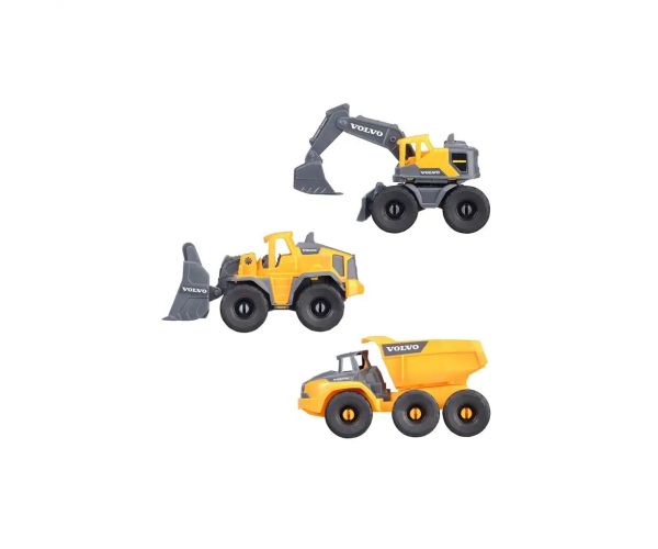 Set de 3 utilaje Volvo - Dickie Toys