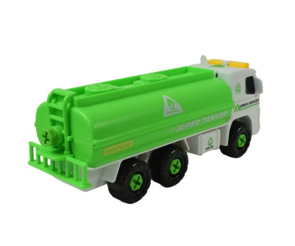 Urban Services: Camion cisternă care se poate dezasambla cu scule si sunet 20cm