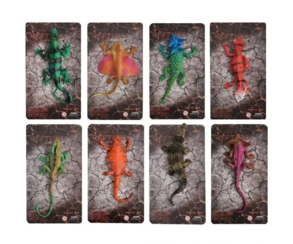 Reptiles figurină se întinde mai multe variante