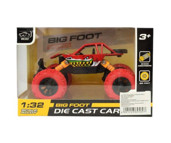 Big Foot Series: mașină offroad rechin în două versiuni 13cm