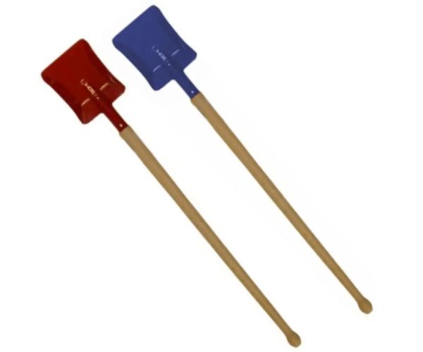 Lopată metal cu mâner lemn 60cm - multe variante