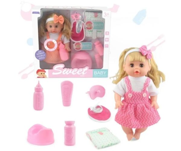 Sweet Baby păpușă cu sunete și accesorii de mai multe variante