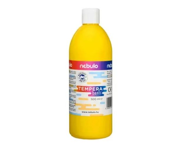 Nebulo: tempera lichidă de culoare galbenă în sticlă de 500ml