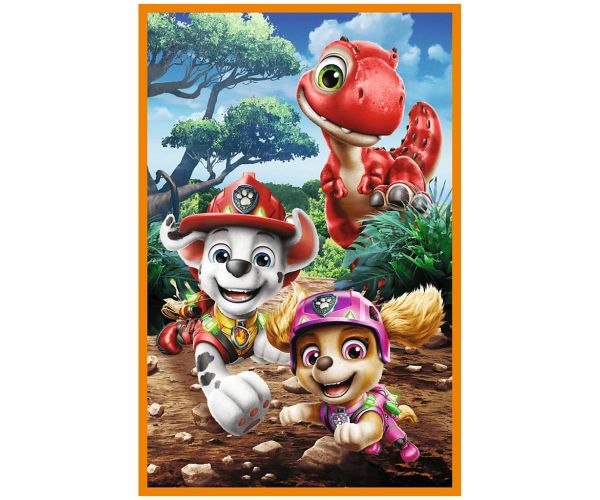 Patrula Câinilor Insula Dinozaurilor - 3 x 80 de piese puzzle - Trefl