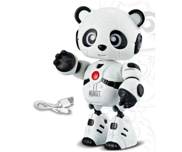 11, panda robot prieten cu sunete și lumini, cadru metal