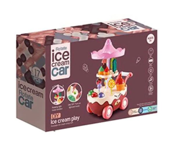 Ice cream car bar jucărie set cu lumini și sunete