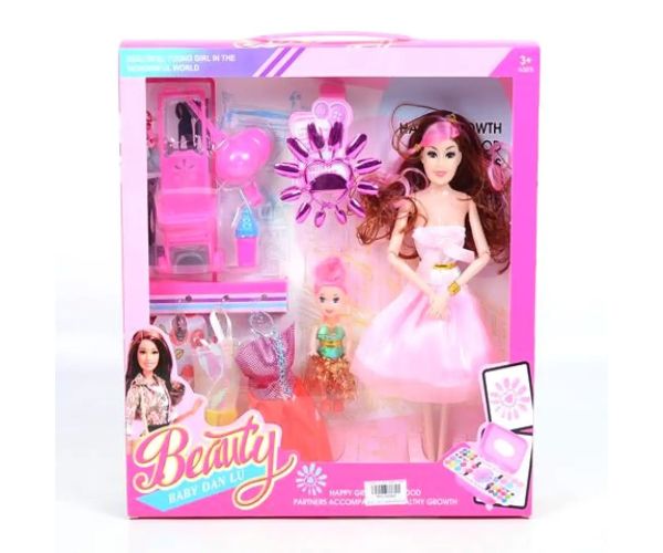 Beauty păpușă de modă set cu haine și accesorii 29cm