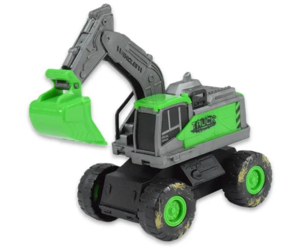 Simulation Vehicle: 3 bucăți mașină de lucru set cu roată de noroi