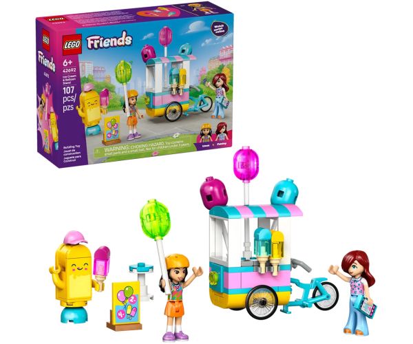 LEGO® Friends: Vânzător de înghețată și baloane (42692)