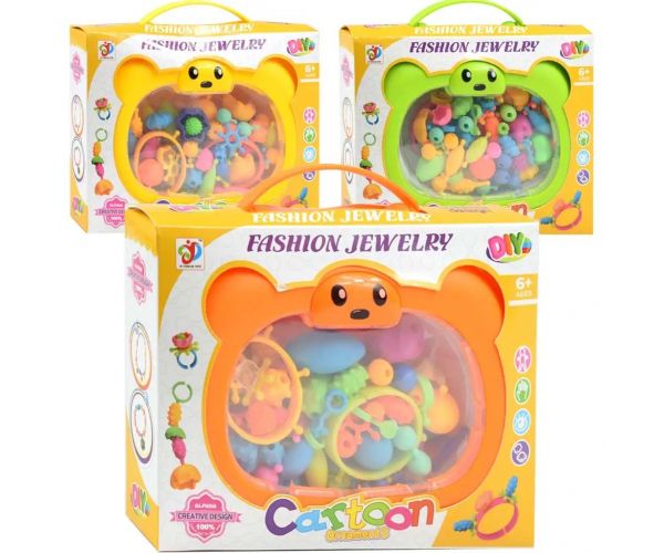 DIY: Set de mărgele de 80 de piese, cu cutie de depozitare, în diverse versiuni 1bucată