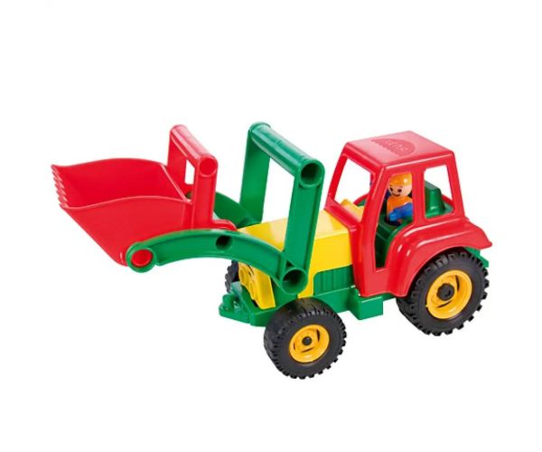 LENA: Tractor de construcţie cu figurină 35cm