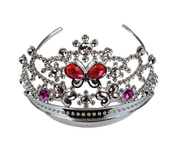 Set de frumusețe prințesă cu tiara, ac de păr și accesorii
