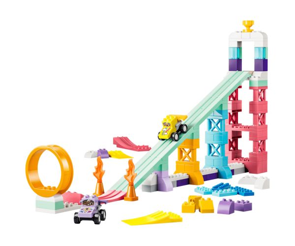LEGO® DUPLO®: 3 în 1 săritori și vehicule creative (10478)