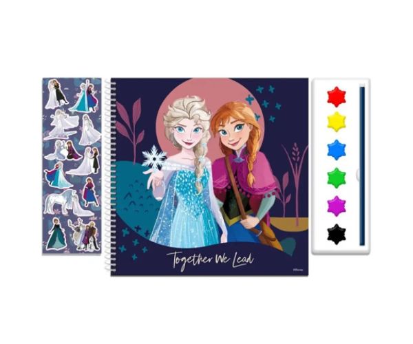 Disney: Frozen 2. caiet de colorat cu acuarele și autocolante