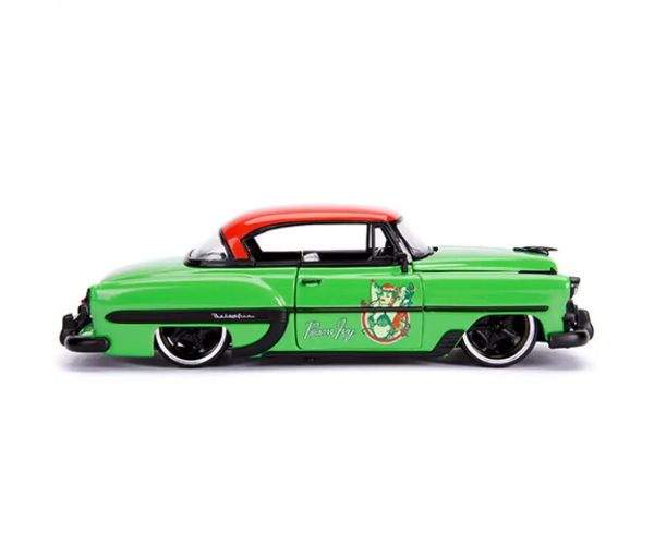 DC Comics: Poison Ivy figurină și 1953 Chevy Bel Air model mașină metal 1/24 - Simba Toys