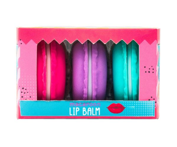 Canenco: Creează-l! Balsam de buze în macarons, 3 bucăți