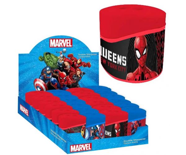 Luna: Avengers recipient din plastic ascuțitoare cu două găuri în patru versiuni 1 bucată