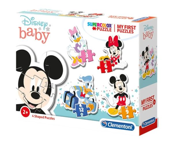 Mickey Mouse 4 in 1 Supercolor puzzle formă - Clementoni