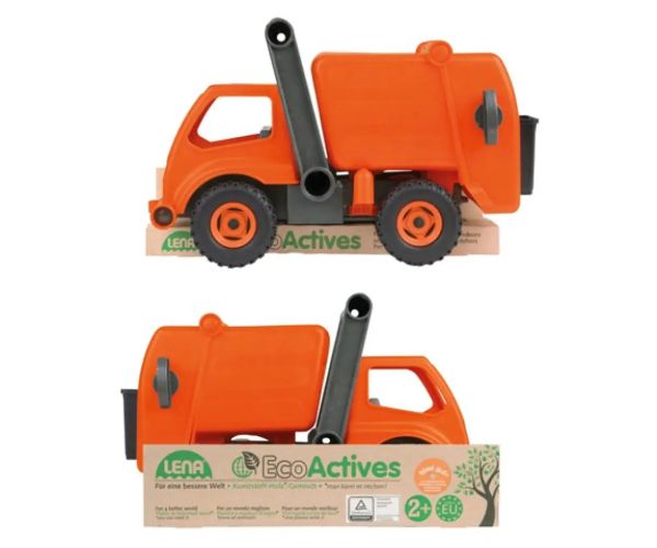 LENA: ECO portocaliu mașină de gunoi 31cm