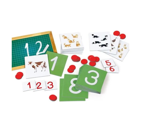 Montessori - Tactile numbers joc de dezvoltare și educație - Clementoni