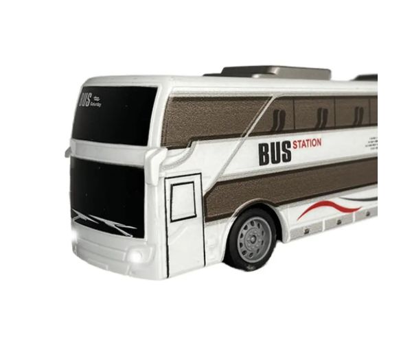 RC Telecomandă City Bus cu lumină 27MHz 1/32 scara 25cm