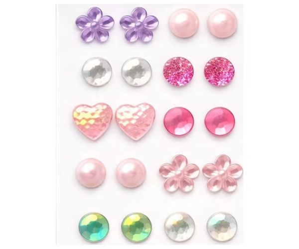 Luna: Glammy Gloss lac de unghii strălucitor set cadou cu accesorii pentru păr și decorațiuni pentru unghii 17buc