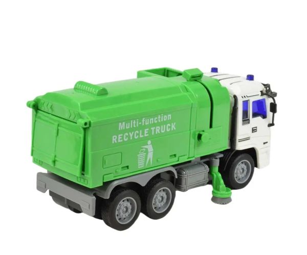 Camion de gunoi ​​cu telecomandă RC cu efecte de lumina 27MHz 20cm in diverse versiuni 1bucată