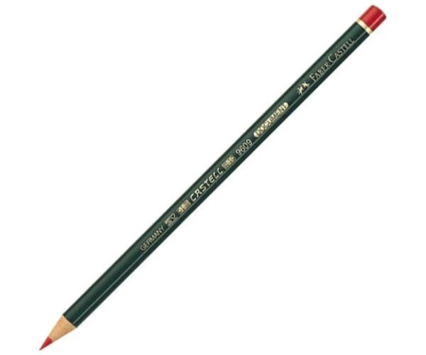 Faber-Castell: Creion de culoarea roşie