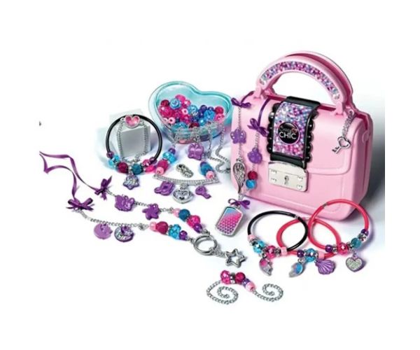 Crazy Chic Producător de modă si bijuterii set cu geantă de mână - Clementoni