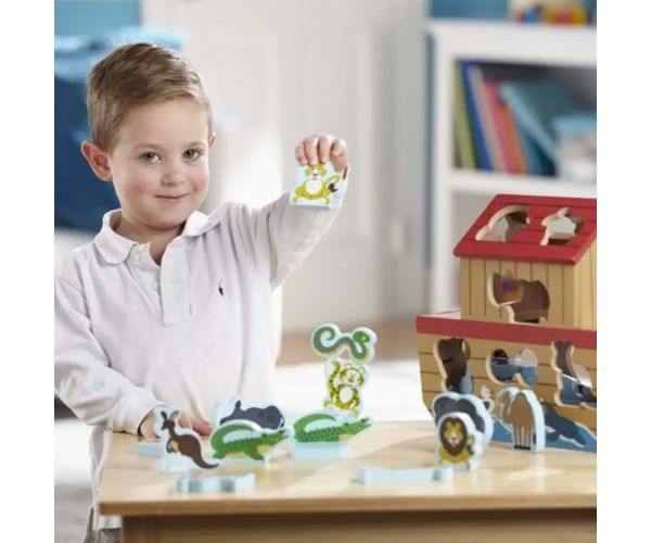 Barca lui Noe jucărie cu forme - Melissa & Doug