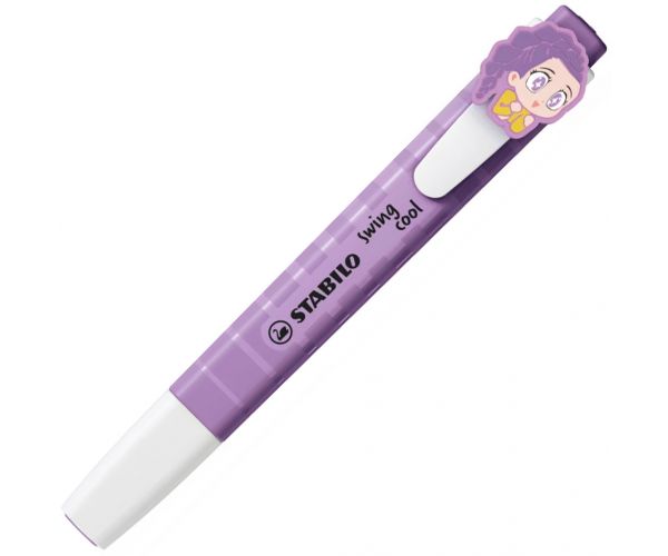 Stabilo: K-Pop Vânătorii de Demoni Swing Cool text marker mov cu clips figură
