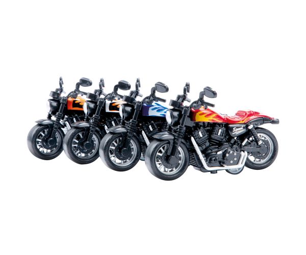 VehiCool motocicletă cu model de flacără retractabilă, disponibilă în mai multe variante 1buc