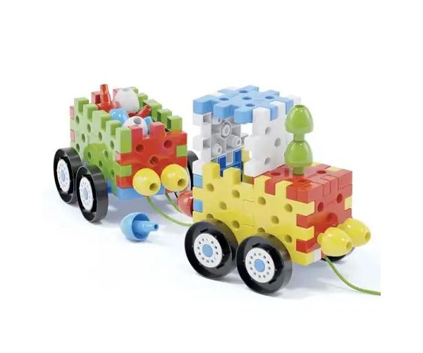 Quercetti: Jumbo Vehicule 62 bucăți set